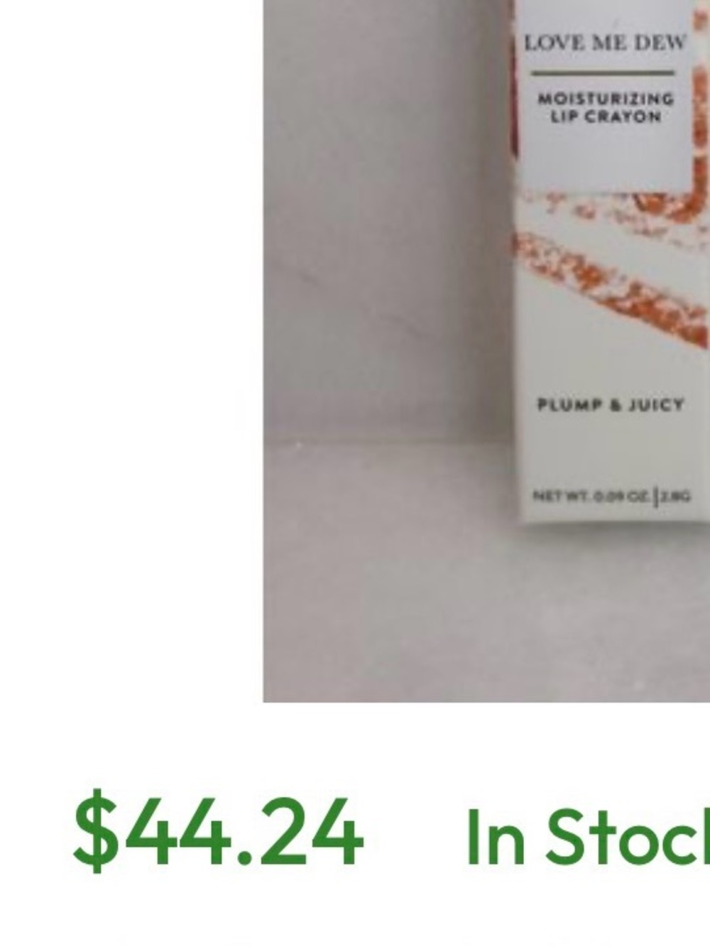 Laura geller Moisturizing Lip Crayon "Love Me Dew" - pink dreams MSRP $44